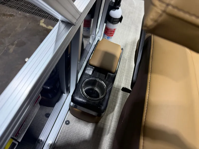 Slide: The Image of Interior of 2026 Tahoe Sport 1980 Cruise with cup holder. - 14