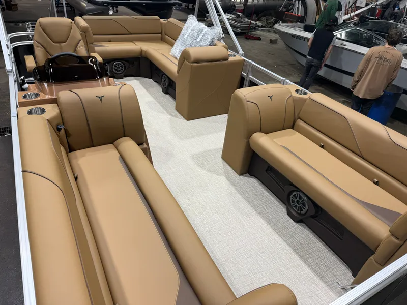 Slide: The Image of Interior of Tahoe Sport 1980 Cruise, luxurious seating, 2026 model. - 29