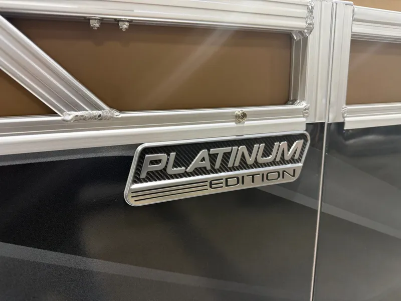 Slide: The Image of Platinum Edition emblem on Tahoe Sport 1980 Cruise, year 2026. - 36