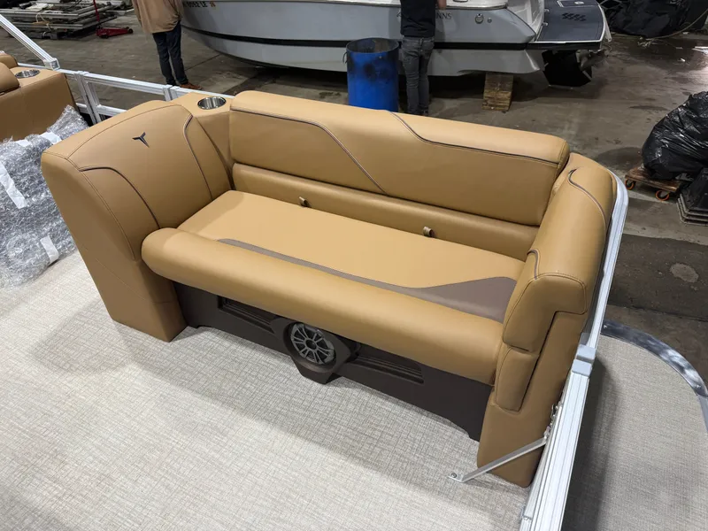 Slide: The Image of Beige boat seat in Tahoe Sport 1980 model, 2026. - 8