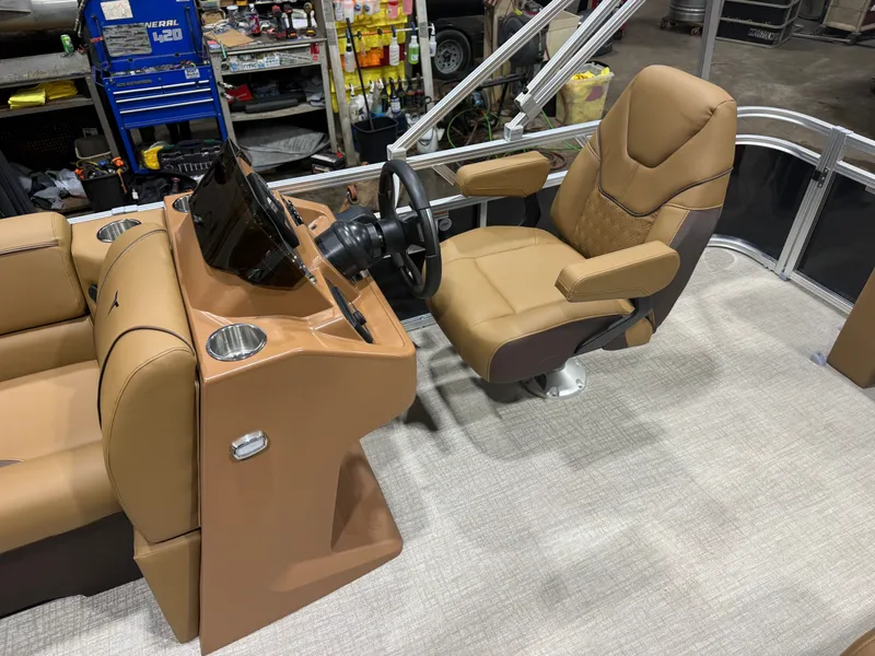 Slide: The Image of Interior of 2026 Tahoe Sport 1980 Cruise with Honda 4-Stroke EFI. - 9