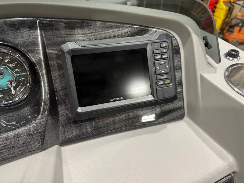 Slide: The Image of Garmin display on 2026 Tahoe LTZ 2385 VRB dashboard. - 15