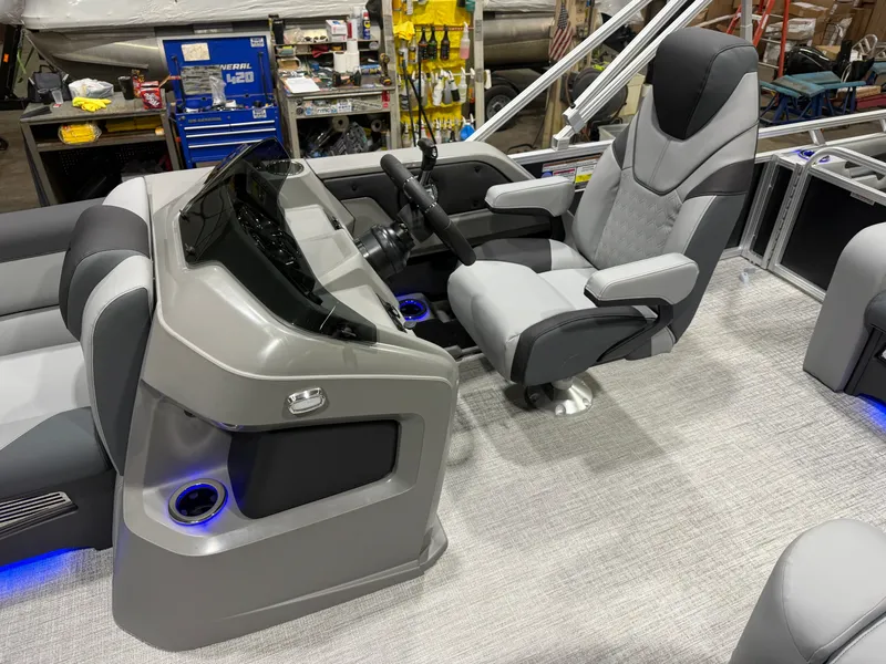 Slide: The Image of Tahoe LTZ 300HP VRB 2385 Swingback Tritoon $68,995 2026 - 10