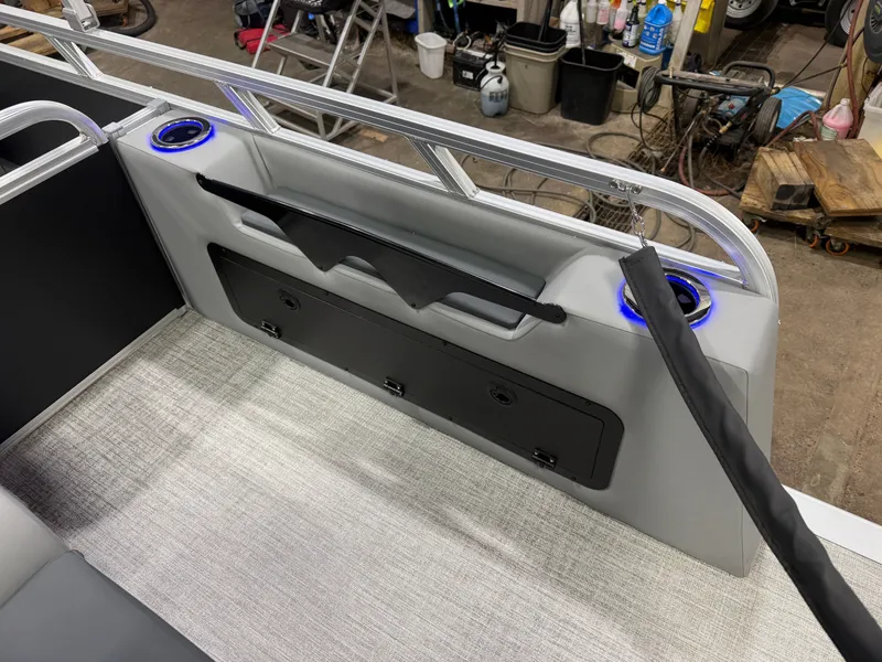 Slide: The Image of Tahoe LTZ 300HP VRB 2385 Swingback Tritoon $68,995 2026 - 28