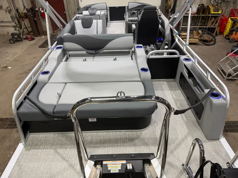 Slide: The Image of Tahoe LTZ 300HP VRB 2385 Swingback Tritoon $68,995 2026 - 7