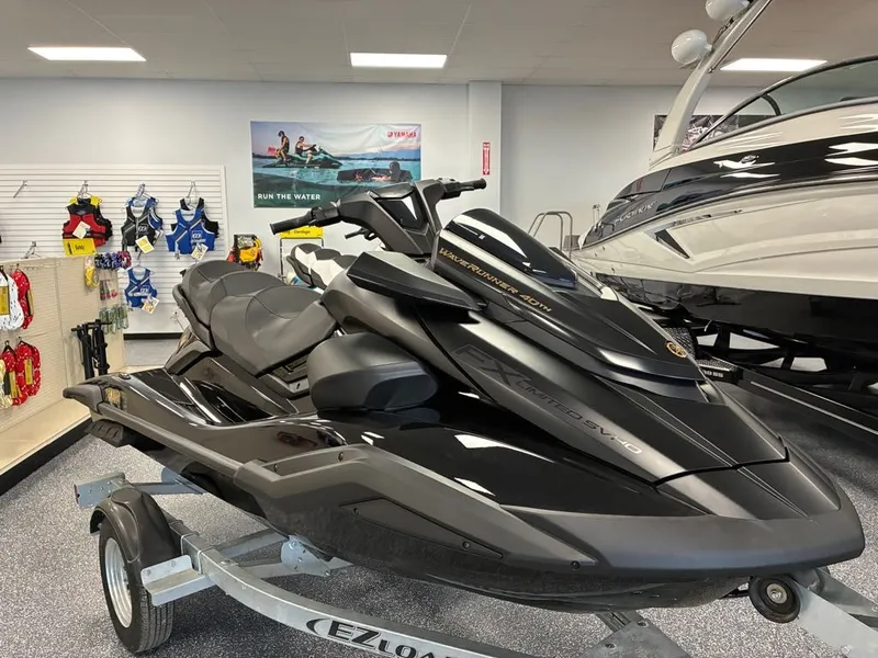 The Image of 2026 Yamaha FX Limited SVHO jet ski in showroom. - 1
