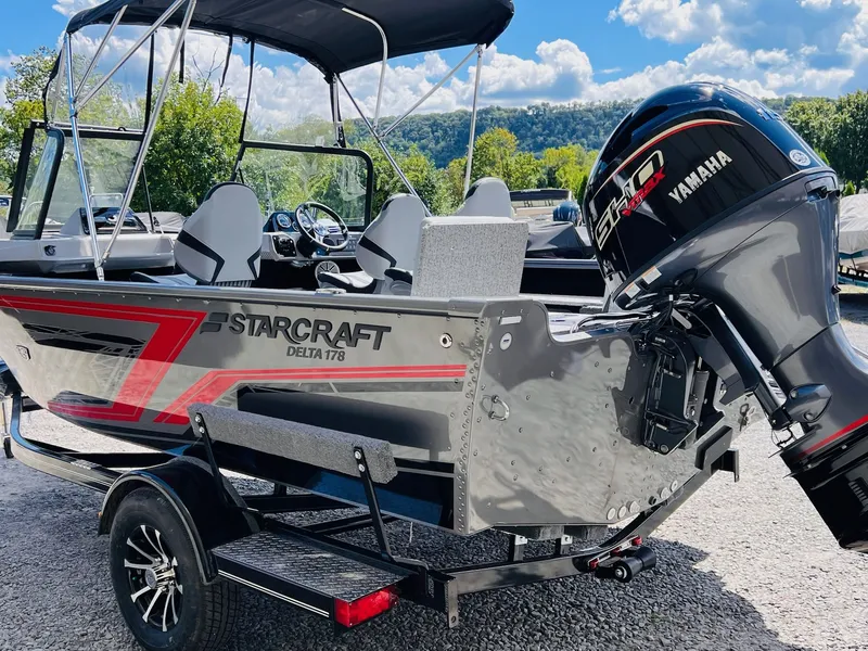 Slide: The Image of 2026 Starcraft Delta 178 DC boat with Yamaha engine. - 4
