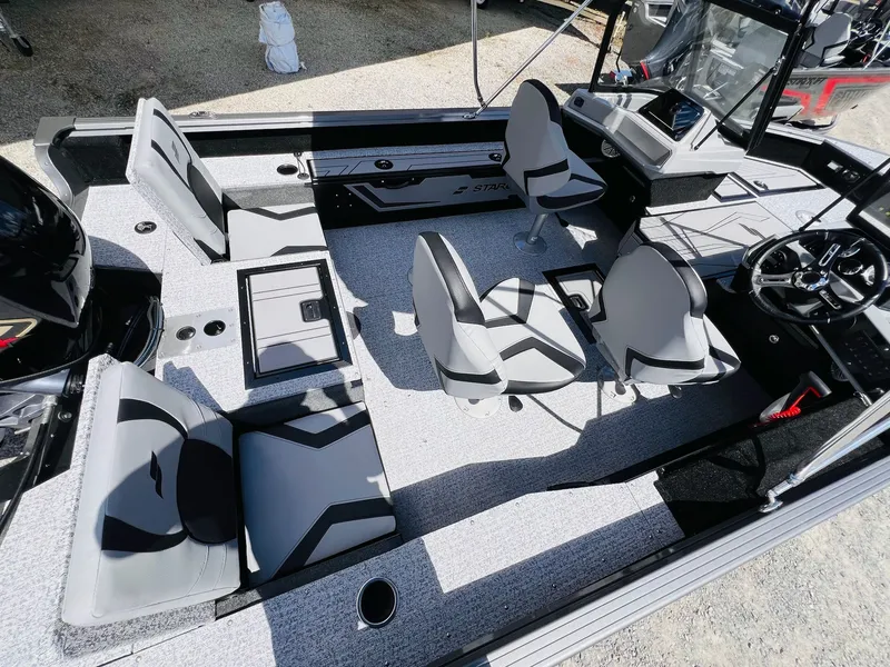 Slide: The Image of Interior of Starcraft Delta 178 DC boat, model year 2026. - 46