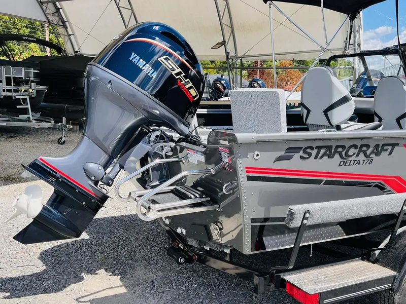 Slide: The Image of Starcraft Delta 178 DC boat with Yamaha outboard motor, year 2026. - 47