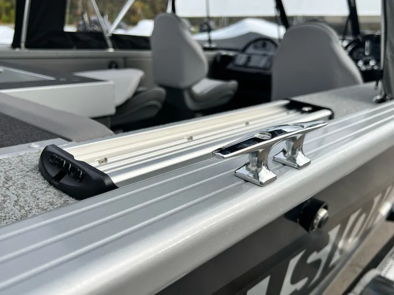 Slide: The Image of Close-up of Starweld Fusion Pro 18 DC boat details, year 2026. - 17