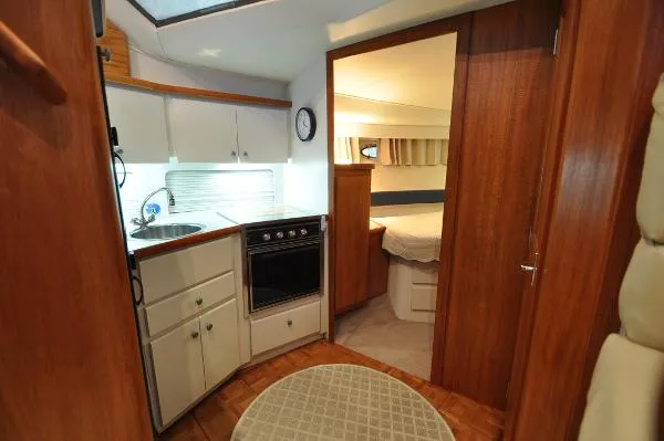 Slide: The Image of Carver Yachts 350 Aft Cabin 1994 - 11