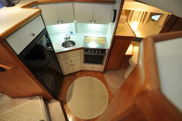 Slide: The Image of Carver Yachts 350 Aft Cabin 1994 - 9