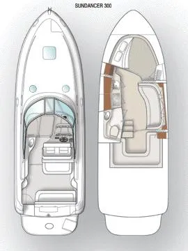 Slide: The Image of Sea Ray 300 Sundancer 1989 - 5