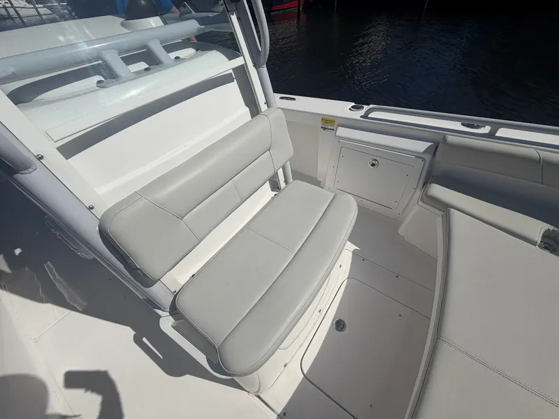 Slide: The Image of Interior of Everglades 243 Center Console boat, 2023 model. - 14