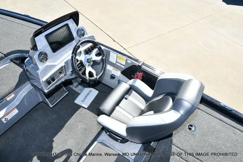 Slide: The Image of Interior view of 2026 Nitro Z19 XL Pro boat with steering console. - 39