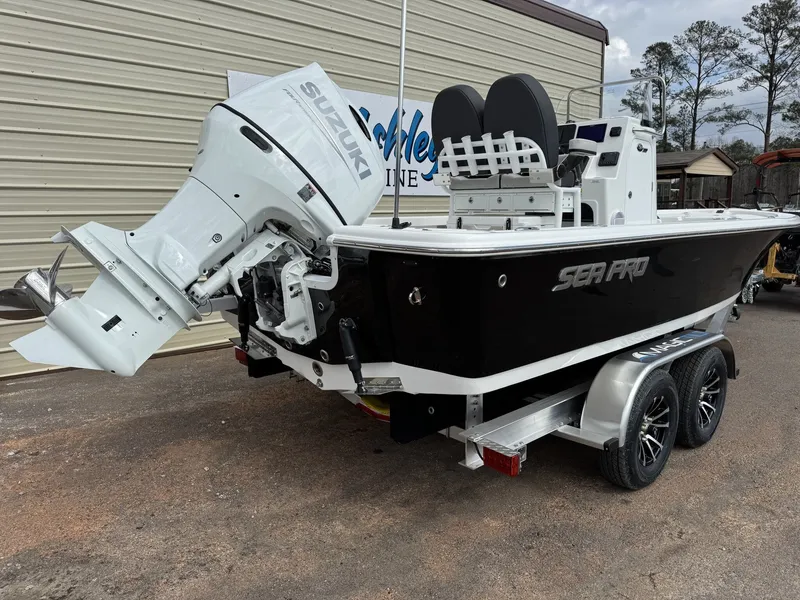 Slide: The Image of 2026 Sea Pro 230 Bay boat with Suzuki outboard motor. - 8