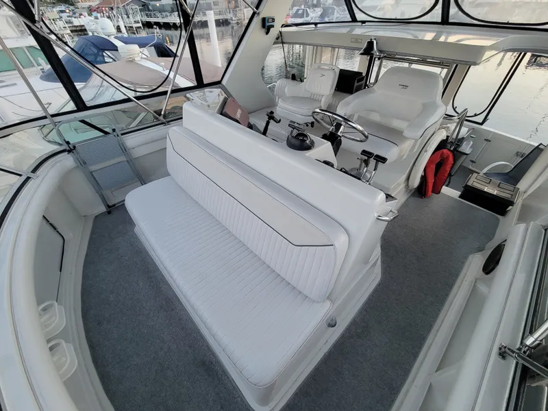 Slide: The Image of Carver Yachts 440 Aft Cabin Motor Yacht 1994 - 5