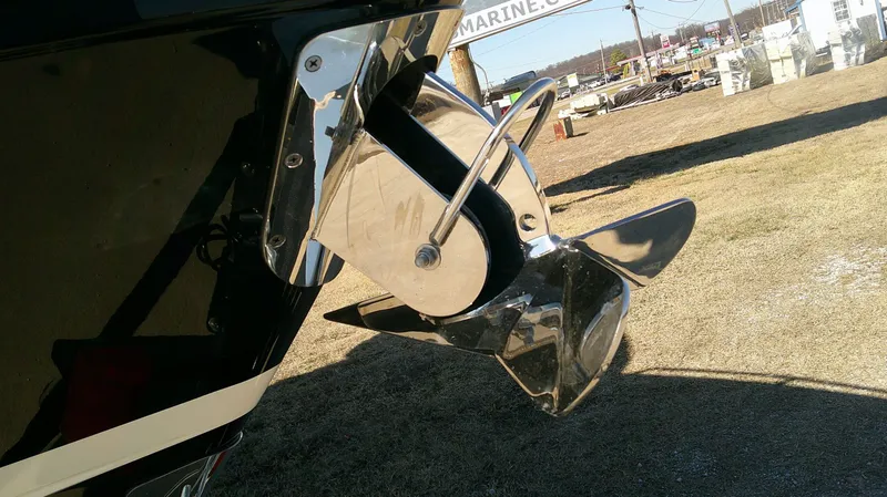 Slide: The Image of Close-up of a Chaparral GTS 6 boat propeller, year 2026. - 4