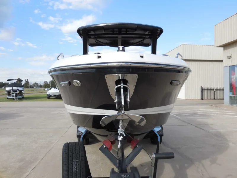 Slide: The Image of A 2026 Chaparral GTS 6 boat on a trailer, ready for transport. - 9