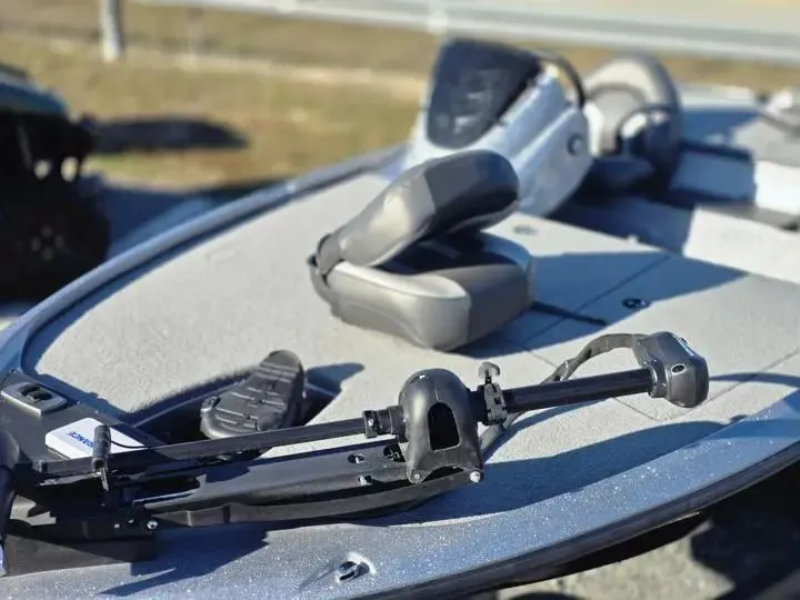 Slide: The Image of Close-up of Nitro Z17 boat deck, model 2026. - 4