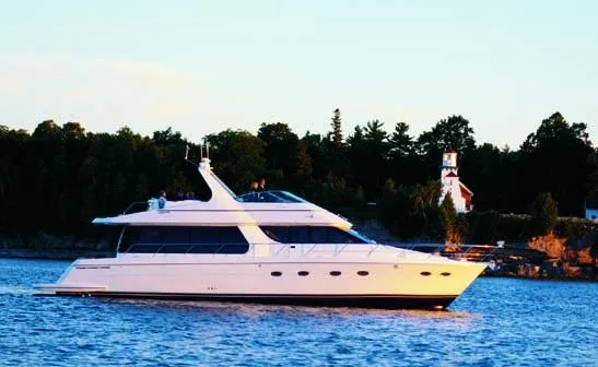 Slide: The Image of Carver Yachts 570 Voyager Pilothouse 2001 - 0