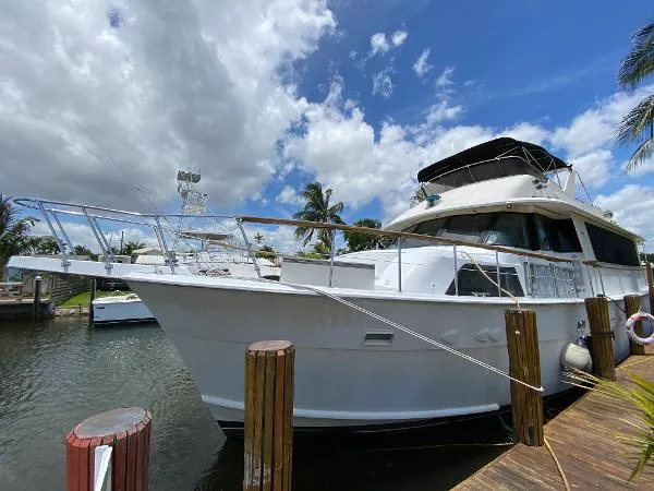 Slide: The Image of Hatteras Cockpit Motor Yacht 1984 - 0