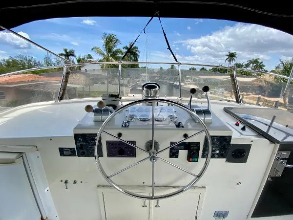 Slide: The Image of Hatteras Cockpit Motor Yacht 1984 - 7