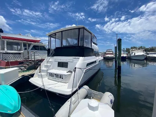 Slide: The Image of Carver Yachts 405 Aft Cabin 1997 - 1