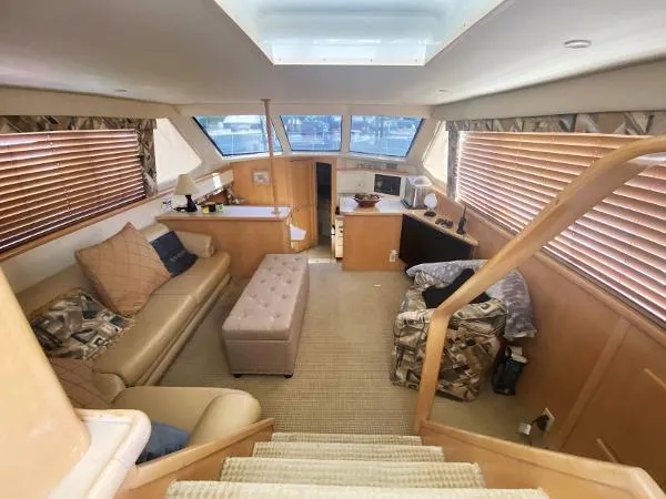 Slide: The Image of Carver Yachts 405 Aft Cabin 1997 - 3