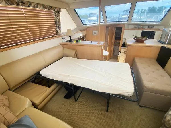 Slide: The Image of Carver Yachts 405 Aft Cabin 1997 - 6