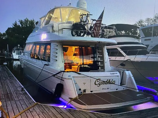 Slide: The Image of Carver Yachts 570 Voyager Pilothouse 2003 - 1