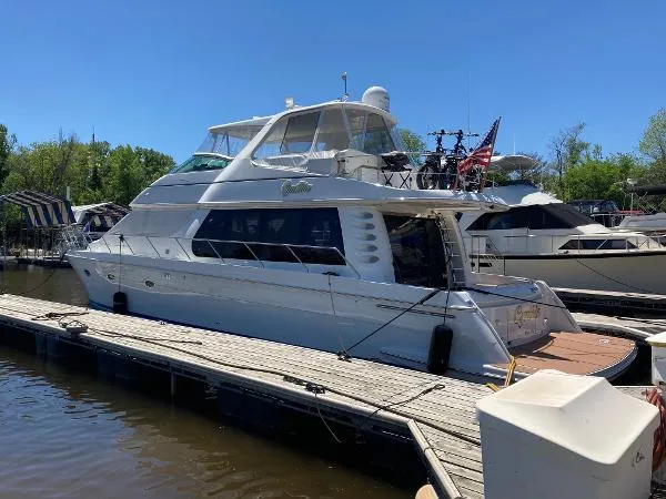Slide: The Image of Carver Yachts 570 Voyager Pilothouse 2003 - 2
