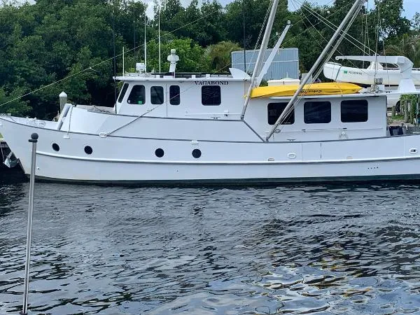 Slide: The Image of Custom A.E. Hingle Long Range STEEL Trawler 1973 - 0