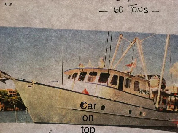 Slide: The Image of Custom A.E. Hingle Long Range STEEL Trawler 1973 - 3