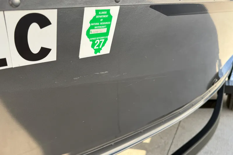 Slide: The Image of 2022 G3 Angler V17 T boat with Illinois registration sticker. - 32