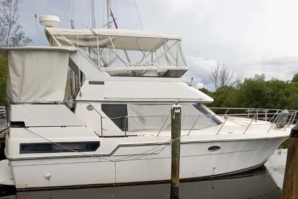 Slide: The Image of Carver Yachts 3607 Aft Cabin 1991 - 1