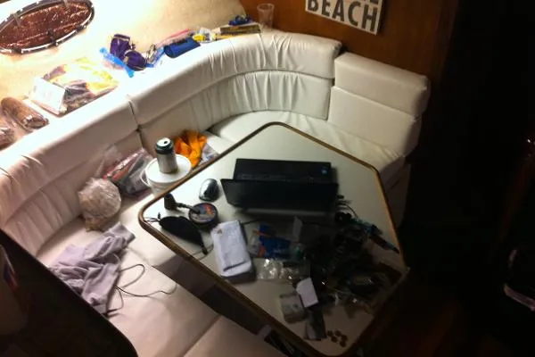 Slide: The Image of Carver Yachts 3607 Aft Cabin 1991 - 4