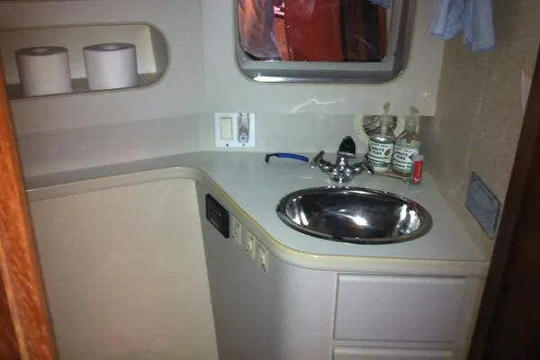 Slide: The Image of Carver Yachts 3607 Aft Cabin 1991 - 7