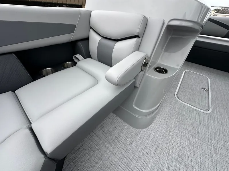 Slide: The Image of Luxurious seating area in Trifecta 22 UL CS boat, year 2026. - 35