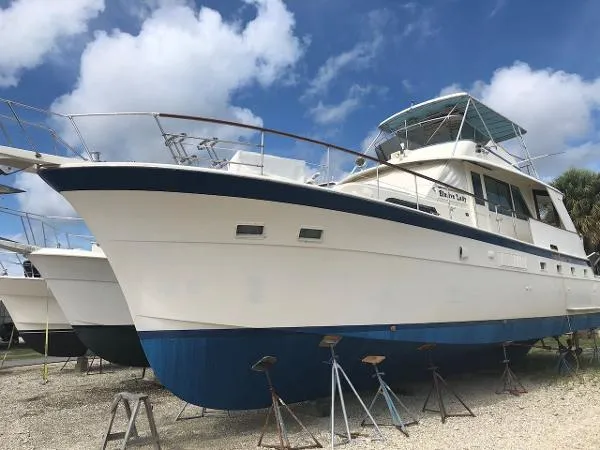 Slide: The Image of Hatteras 53 Yacht Fisherman 1978 - 1