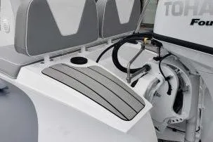 Slide: The Image of Gala Viking V330 boat with Yamaha 25HP engine, year 2026. - 17