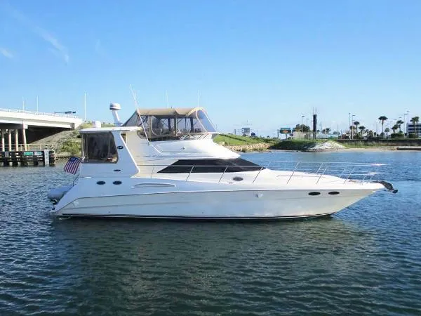 Slide: The Image of Sea Ray 420 Aft Cabin Motor Yacht 2002 - 0