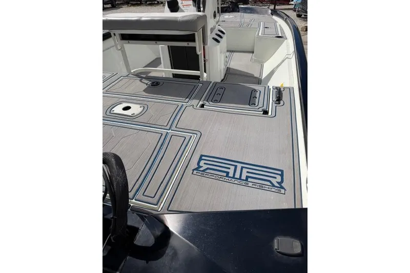 Slide: The Image of 2022 Crestliner 2000 Bay boat deck with custom performance fishing design. - 7