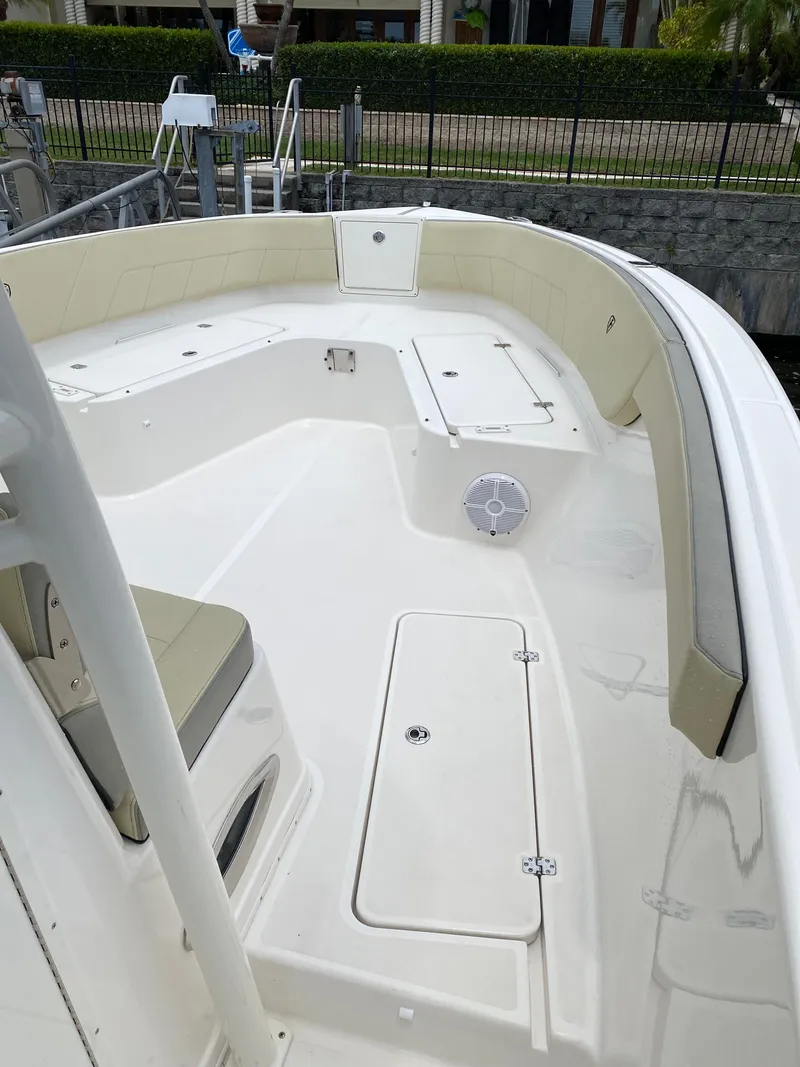 Slide: The Image of Interior view of a 2020 Century 3200 boat. - 6