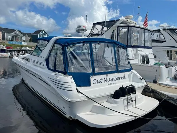 Slide: The Image of Sea Ray 400 Express Cruiser 1993 - 2