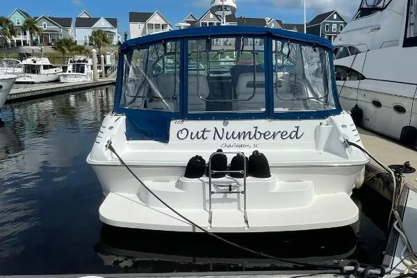Slide: The Image of Sea Ray 400 Express Cruiser 1993 - 6