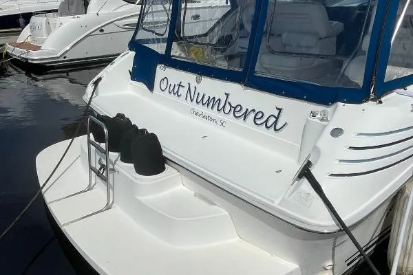 Slide: The Image of Sea Ray 400 Express Cruiser 1993 - 8