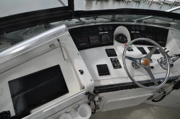 Slide: The Image of Hatteras Cockpit Motor Yacht 1996 - 9