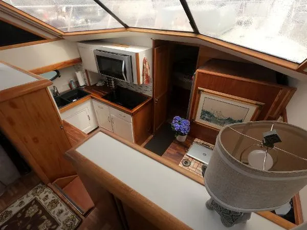 Slide: The Image of Californian 52 Cockpit Motor Yacht 1990 - 5