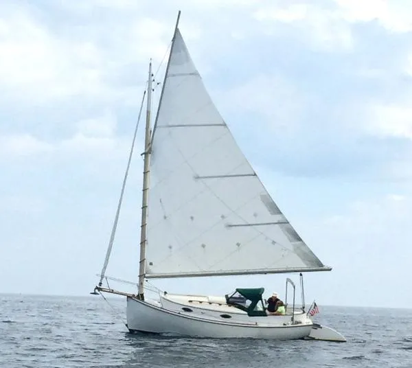 Slide: The Image of Atlantic City Catboat (by Mark-O) 1980 - 1